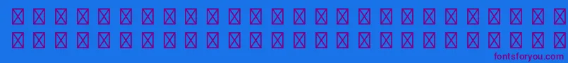 Police GamepiltstdEnglishcards – polices violettes sur fond bleu