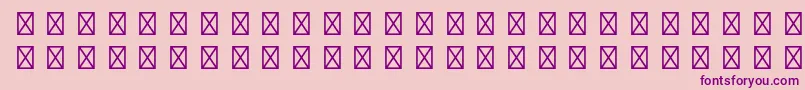 Police GamepiltstdEnglishcards – polices violettes sur fond rose