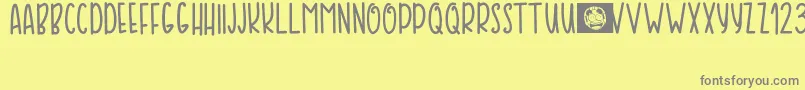 More about SweetyTea Font SweetyTea Font – Gray Fonts on Yellow Background