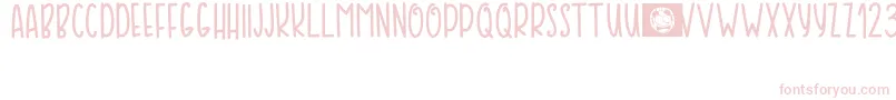 SweetyTea Font – Pink Fonts on White Background