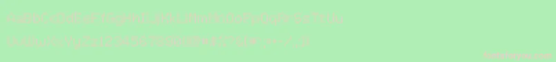 LcddotTr Font – Pink Fonts on Green Background