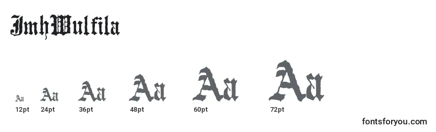 Размеры шрифта JmhWulfila (105593)