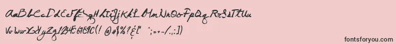 fuente Juneday – Fuentes Negras Sobre Fondo Rosa