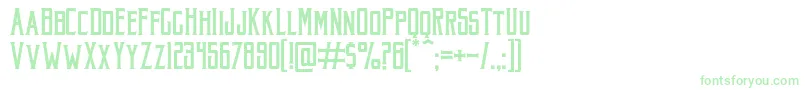 AkuraPopo Font – Green Fonts on White Background