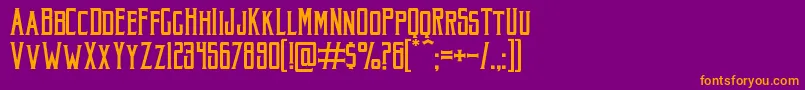 En savoir plus sur la police AkuraPopo Police AkuraPopo – polices orange sur fond violet