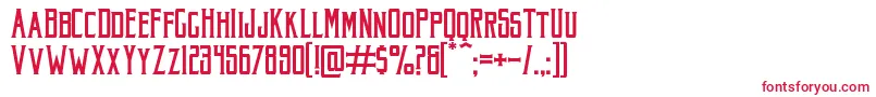 AkuraPopo Font – Red Fonts on White Background