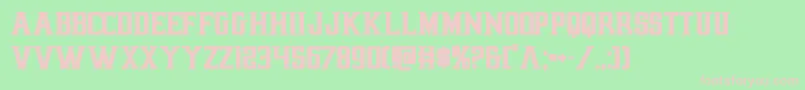 Earthrealmbold Font – Pink Fonts on Green Background