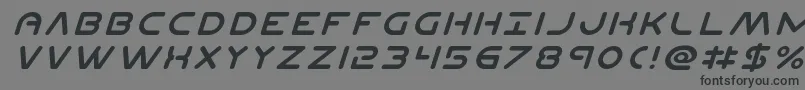 Planetnital Font – Black Fonts on Gray Background