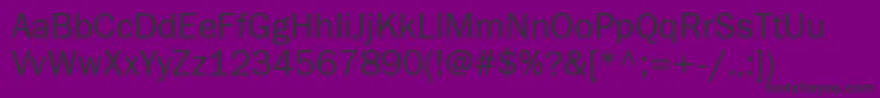 Franklingothbookett Font – Black Fonts on Purple Background