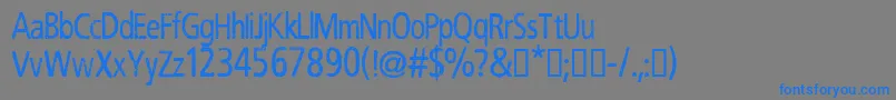 CfrobertnelsonRegular Font – Blue Fonts on Gray Background