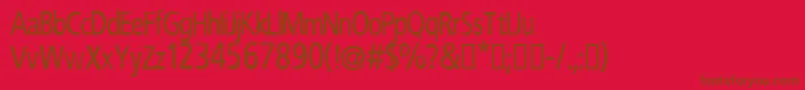 Подробнее о шрифте CfrobertnelsonRegular Шрифт CfrobertnelsonRegular – коричневые шрифты на красном фоне