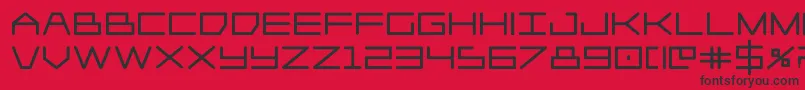 Player1upblack Font – Black Fonts on Red Background