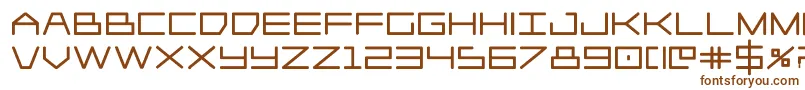 Player1upblack Font – Brown Fonts on White Background