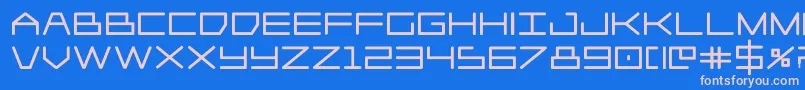 Player1upblack Font – Pink Fonts on Blue Background