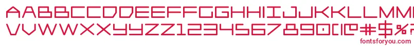 Player1upblack-Schriftart – Rote Schriften auf weißem Hintergrund
