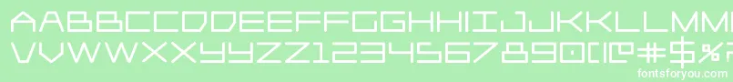 Player1upblack Font – White Fonts on Green Background