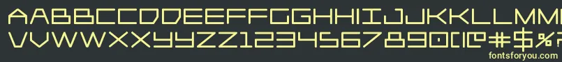 フォントPlayer1upblack – 黒い背景に黄色の文字