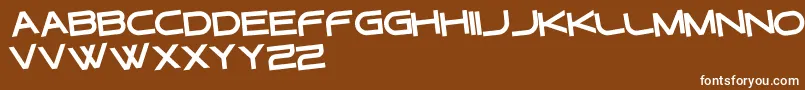 GtekRegularInclinadasフォントについての詳細 フォントGtekRegularInclinadas – 茶色の背景に白い文字