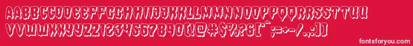 fuente Hemogoblin3D – Fuentes Blancas Sobre Fondo Rojo