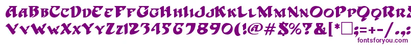 HoffmanRegular Font – Purple Fonts