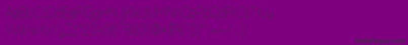 WalkwayUpperCondensed-Schriftart – Schwarze Schriften auf violettem Hintergrund