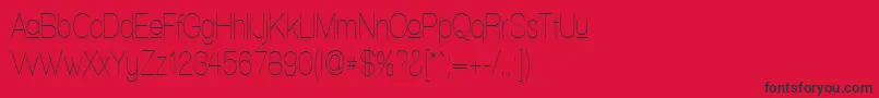 WalkwayUpperCondensed Font – Black Fonts on Red Background