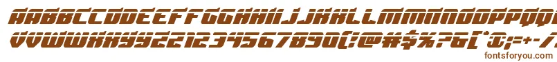Шрифт Spartacolaser – коричневые шрифты