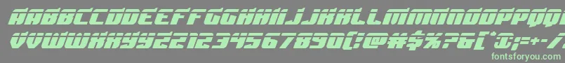 Spartacolaser-fontti – vihreät fontit harmaalla taustalla