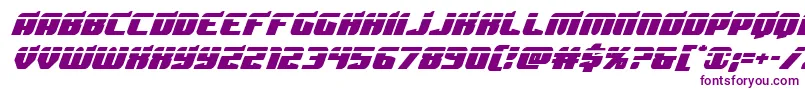 Шрифт Spartacolaser – фиолетовые шрифты