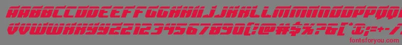 Шрифт Spartacolaser – красные шрифты на сером фоне