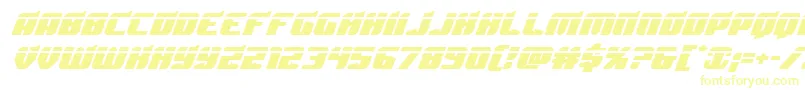 Spartacolaser-Schriftart – Gelbe Schriften