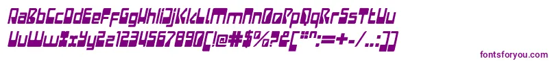Шрифт LaserdiscoItalic – фиолетовые шрифты