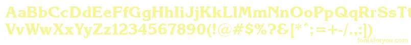 Korinna.KzBold Font – Yellow Fonts