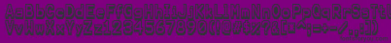 Karma Font – Black Fonts on Purple Background