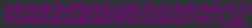 Karma Font – Purple Fonts on Black Background