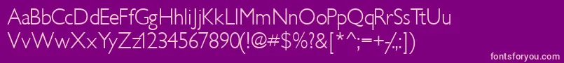 Idiomlightssk Font – Pink Fonts on Purple Background