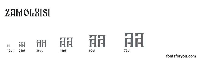 ZamolxisI Font Sizes