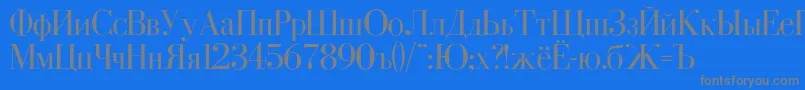 En savoir plus sur la police CyrillicNormal Police CyrillicNormal – polices grises sur fond bleu