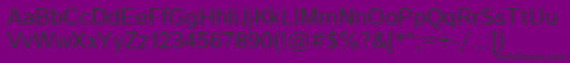 IstokwebRegular Font – Black Fonts on Purple Background