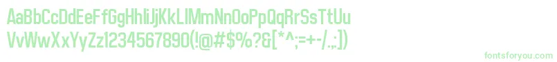 MatthanSansRegular Font – Green Fonts on White Background