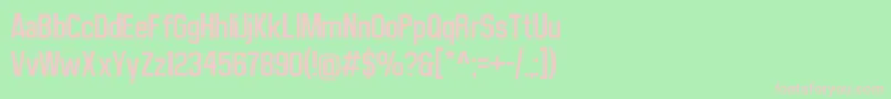 MatthanSansRegular Font – Pink Fonts on Green Background