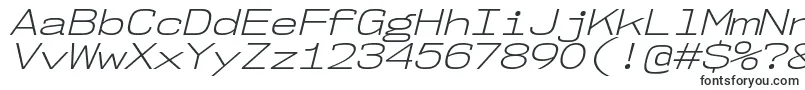 Nk57MonospaceExLtIt Font – Fonts for Adobe Acrobat