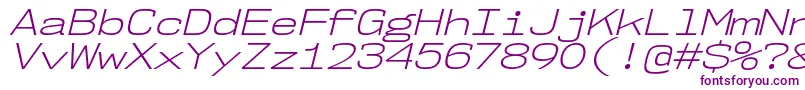 Nk57MonospaceExLtIt Font – Purple Fonts