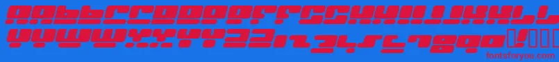 fuente Facei – Fuentes Rojas Sobre Fondo Azul
