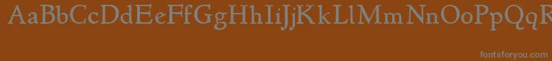 Шрифт Newstyle – серые шрифты на коричневом фоне
