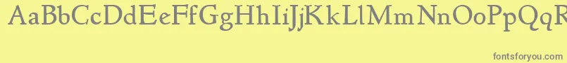 Newstyle Font – Gray Fonts on Yellow Background