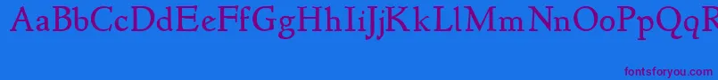 Newstyle Font – Purple Fonts on Blue Background