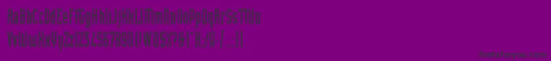 HeliotypeLetPlain.1.0 Font – Black Fonts on Purple Background