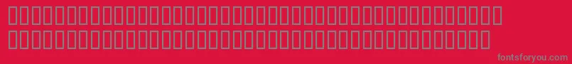SerifNarrow Font – Gray Fonts on Red Background