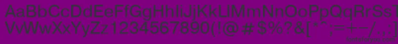 Pragmaticaroman Font – Black Fonts on Purple Background